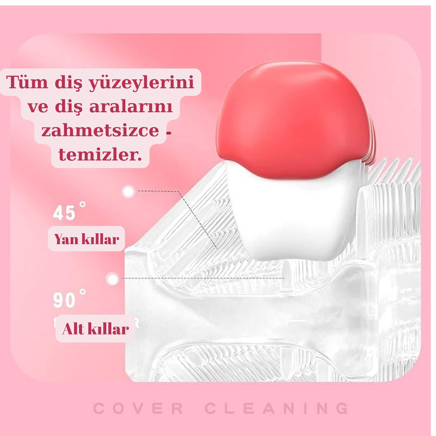Giggle Bite Çocuklar İçin U Şekilli Otomatik Diş Fırçası