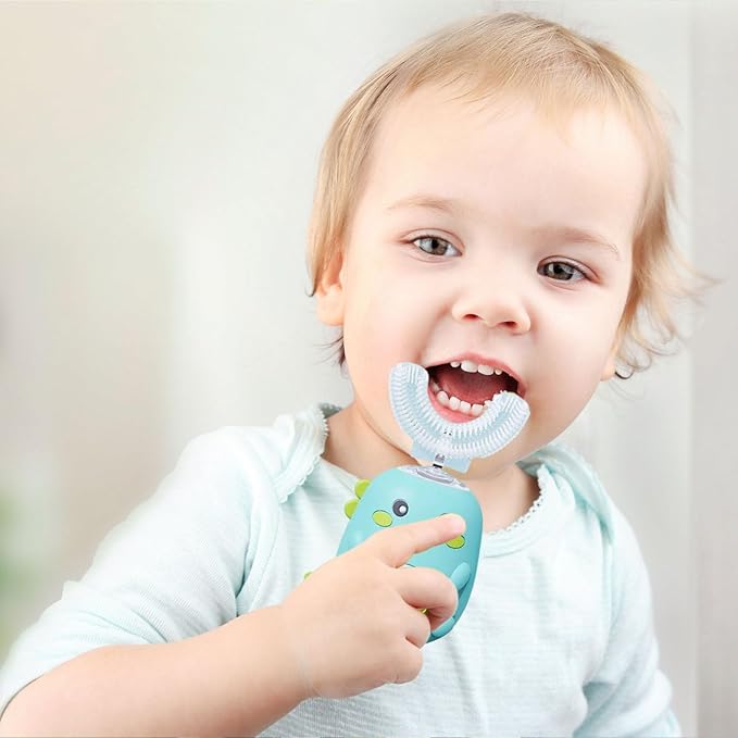 Giggle Bite Çocuklar İçin U Şekilli Otomatik Diş Fırçası